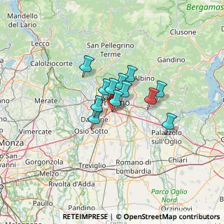 Mappa Via Isonzo, 24052 Azzano San Paolo BG, Italia (7.99583)