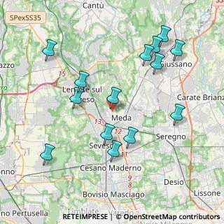 Mappa Via Molino, 20821 Meda MB, Italia (4.22786)