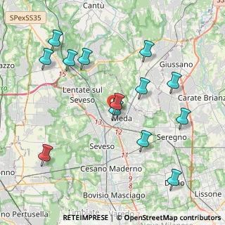 Mappa Via Molino, 20821 Meda MB, Italia (4.35846)