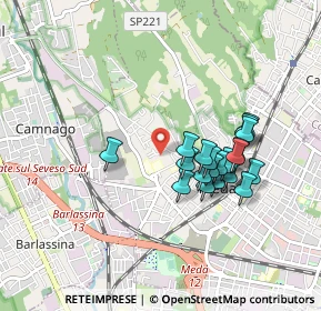Mappa Via Molino, 20821 Meda MB, Italia (0.7665)