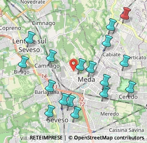 Mappa Via Molino, 20821 Meda MB, Italia (2.20647)