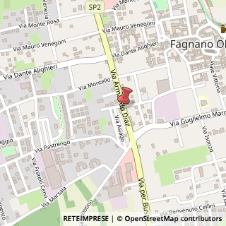 Mappa Via A. Diaz, 28, 21054 Fagnano Olona, Varese (Lombardia)