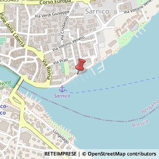 Mappa Via della Resistenza, 11, 24067 Sarnico, Bergamo (Lombardia)