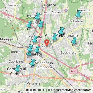Mappa Via Friuli, 21013 Gallarate VA, Italia (2.024)