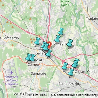 Mappa Piazza Timavo, 21013 Gallarate VA, Italia (3.266)