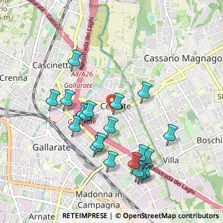 Mappa Piazza Timavo, 21013 Gallarate VA, Italia (0.977)