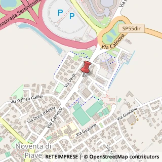Mappa Via Calnova, 119, 30020 Noventa di Piave, Venezia (Veneto)