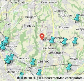 Mappa Via John e Robert Kennedy, 20856 Correzzana MB, Italia (3.37867)