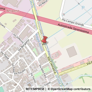 Mappa Via Cremasca, 6, 24052 Azzano San Paolo, Bergamo (Lombardia)