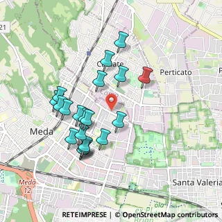 Mappa Via Asiago, 20821 Meda MB, Italia (0.87)