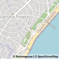 Kaart Lignano Sabbiadoro