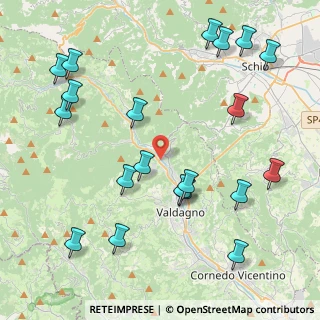Mappa Via Santissima Trinità, 36078 Valdagno VI, Italia (5.063)