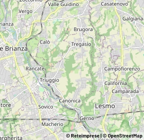 Mappa 20050 Triuggio MB, Italia (3.2215)