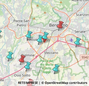 Mappa Via Tagliamento, 24127 Bergamo BG, Italia (5.49538)