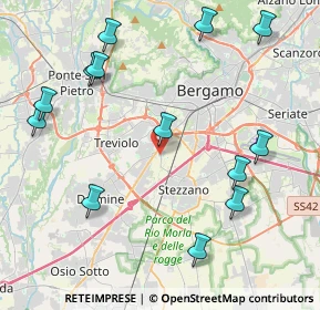 Mappa Via Tagliamento, 24127 Bergamo BG, Italia (4.91615)