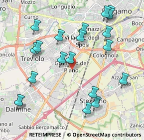 Mappa Via Tagliamento, 24127 Bergamo BG, Italia (2.301)