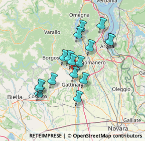 Mappa Frazione Baragiotta, 28077 Prato Sesia NO, Italia (11.75)