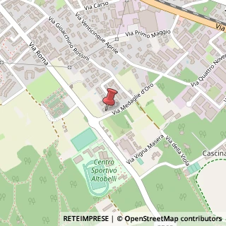 Mappa Via Medaglie D'Oro, 3, 21011 Casorate Sempione, Varese (Lombardia)