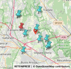 Mappa Via Pellico Silvio, 21054 Fagnano Olona VA, Italia (3.62)