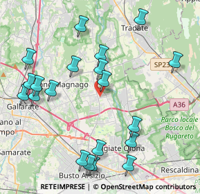 Mappa Via Pellico Silvio, 21054 Fagnano Olona VA, Italia (4.7195)