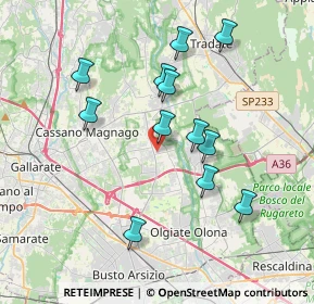 Mappa Via Pellico Silvio, 21054 Fagnano Olona VA, Italia (3.49833)