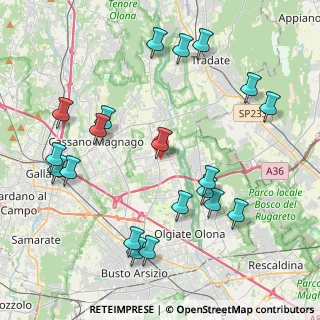 Mappa Via Pellico Silvio, 21054 Fagnano Olona VA, Italia (4.701)