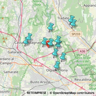 Mappa Via Pellico Silvio, 21054 Fagnano Olona VA, Italia (2.98833)