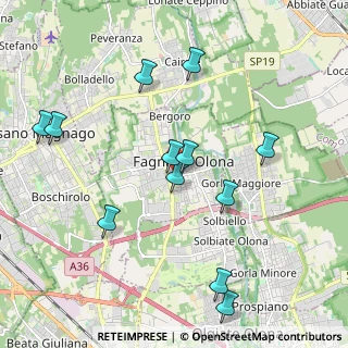 Mappa Via Pellico Silvio, 21054 Fagnano Olona VA, Italia (2.09)