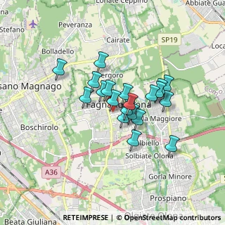 Mappa Via Pellico Silvio, 21054 Fagnano Olona VA, Italia (1.232)