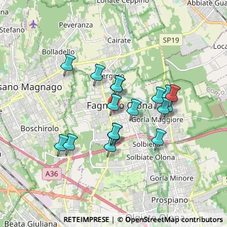 Mappa Via Pellico Silvio, 21054 Fagnano Olona VA, Italia (1.53529)