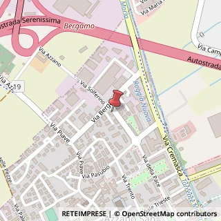 Mappa Via Giacomo Leopardi, 4, 24052 Azzano San Paolo, Bergamo (Lombardia)