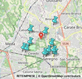 Mappa Via Brescia, 20831 Seregno MB, Italia (1.55917)