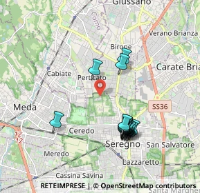 Mappa Via Brescia, 20831 Seregno MB, Italia (1.74563)