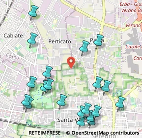 Mappa Via Brescia, 20831 Seregno MB, Italia (1.3005)