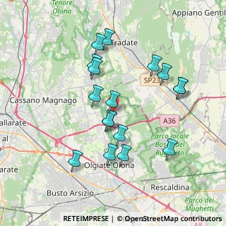 Mappa Via Francesco Petrarca, 21050 Gorla Maggiore VA, Italia (3.53412)