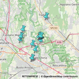 Mappa Via Francesco Petrarca, 21050 Gorla Maggiore VA, Italia (2.9)