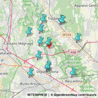 Mappa Via Francesco Petrarca, 21050 Gorla Maggiore VA, Italia (3.96923)