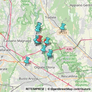 Mappa Via Francesco Petrarca, 21050 Gorla Maggiore VA, Italia (2.48)