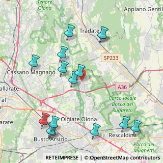 Mappa Via Francesco Petrarca, 21050 Gorla Maggiore VA, Italia (4.89667)