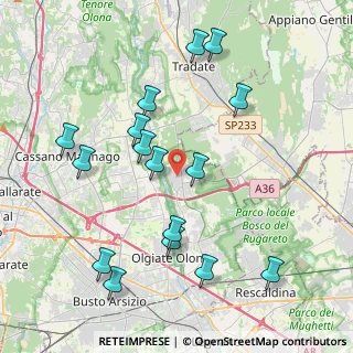 Mappa Via Francesco Petrarca, 21050 Gorla Maggiore VA, Italia (4.30688)