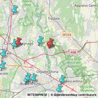 Mappa Via Francesco Petrarca, 21050 Gorla Maggiore VA, Italia (5.84143)