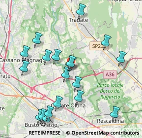 Mappa Via Francesco Petrarca, 21050 Gorla Maggiore VA, Italia (4.36684)
