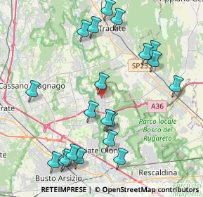 Mappa Via Francesco Petrarca, 21050 Gorla Maggiore VA, Italia (4.613)