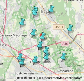 Mappa Via Francesco Petrarca, 21050 Gorla Maggiore VA, Italia (4.1025)