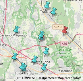 Mappa Via Francesco Petrarca, 21050 Gorla Maggiore VA, Italia (4.55583)