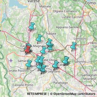 Mappa Via Francesco Petrarca, 21050 Gorla Maggiore VA, Italia (7.224)