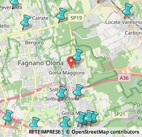 Mappa Via Francesco Petrarca, 21050 Gorla Maggiore VA, Italia (3.2225)