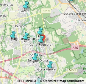 Mappa Via Francesco Petrarca, 21050 Gorla Maggiore VA, Italia (2.8)