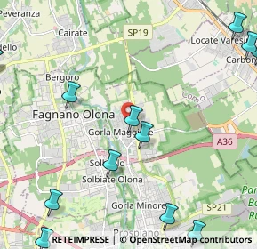 Mappa Via Francesco Petrarca, 21050 Gorla Maggiore VA, Italia (3.30286)