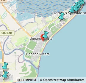 Mappa Raggio dei Canestrei, 33054 Lignano Sabbiadoro UD, Italia (3.72417)